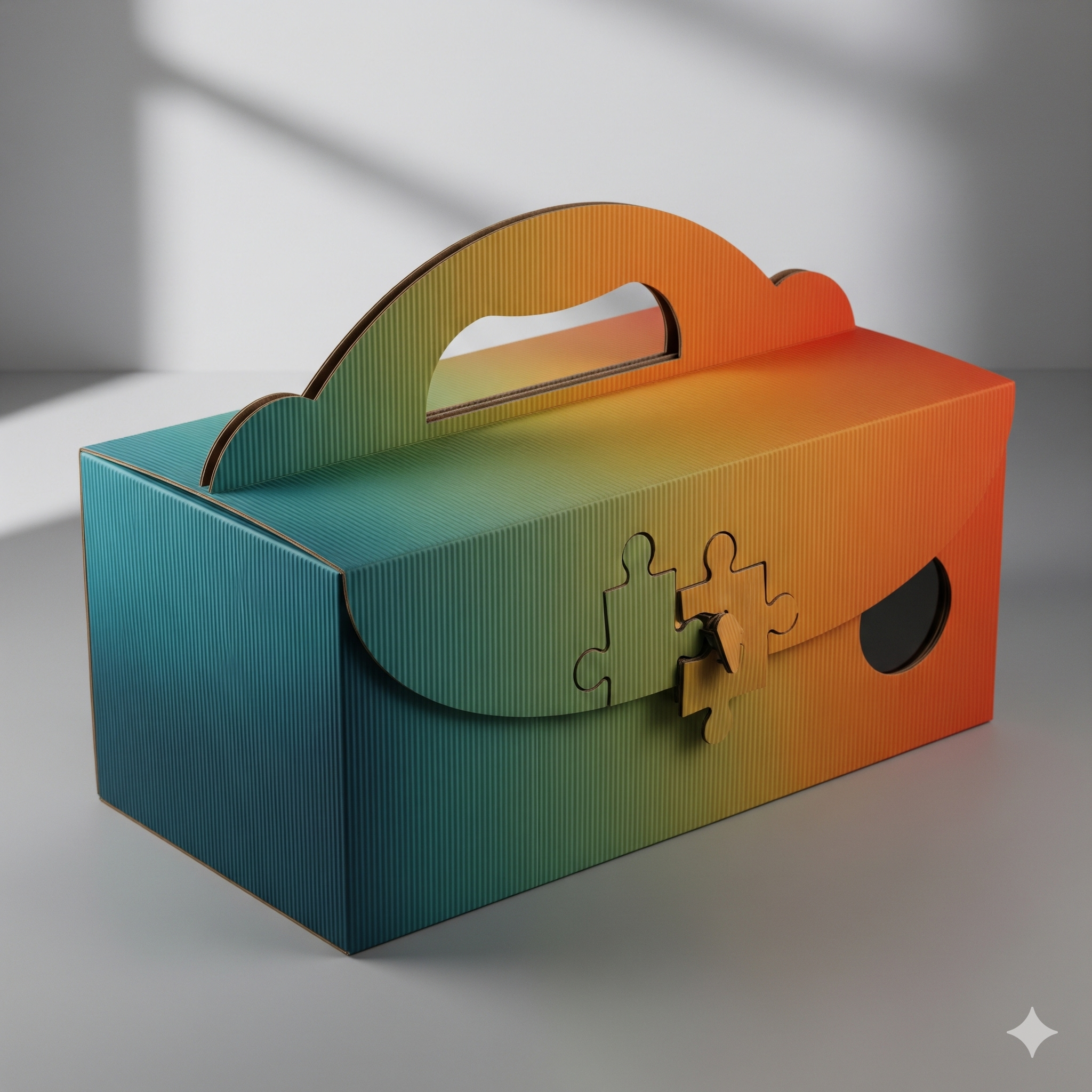 Assembled Custom Die-Cut Box